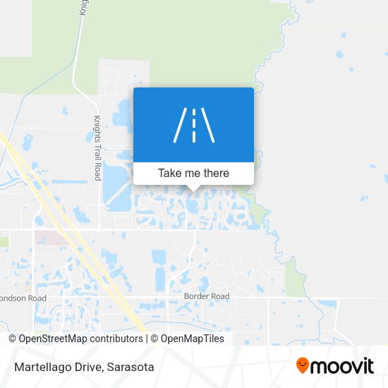 Mapa de Martellago Drive