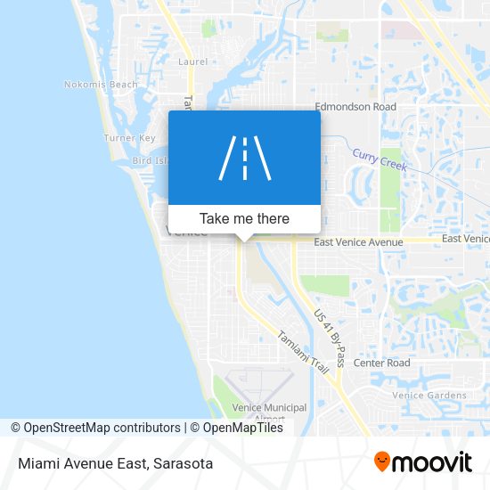 Miami Avenue East map