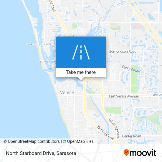 North Starboard Drive map