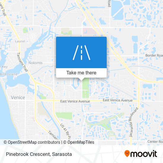 Pinebrook Crescent map