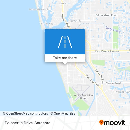 Mapa de Poinsettia Drive