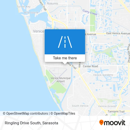 Ringling Drive South map