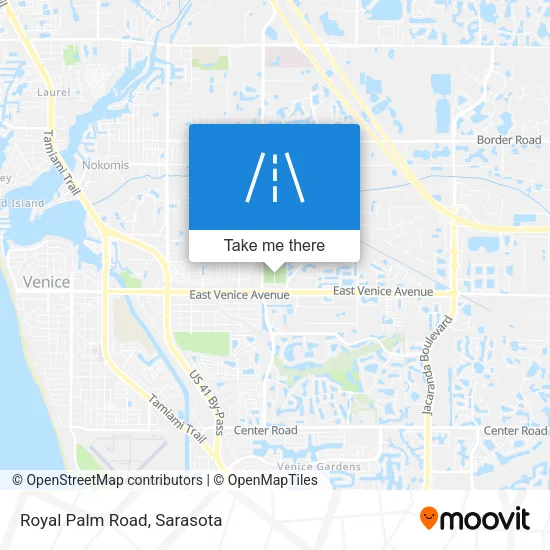 Royal Palm Road map