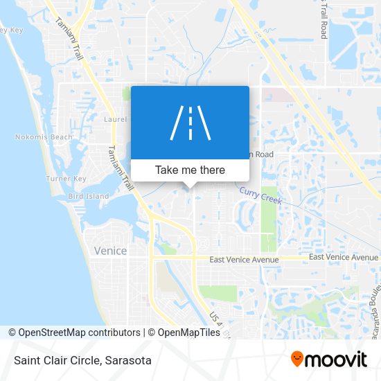 Saint Clair Circle map