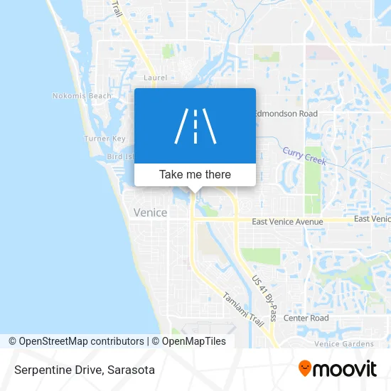 Serpentine Drive map