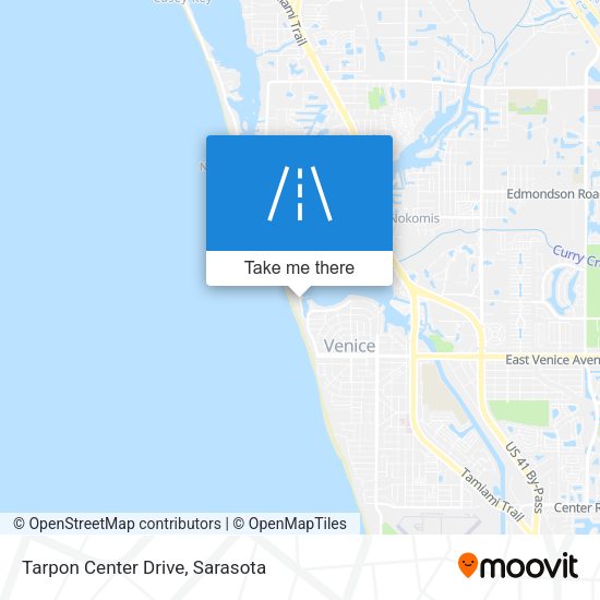 Tarpon Center Drive map