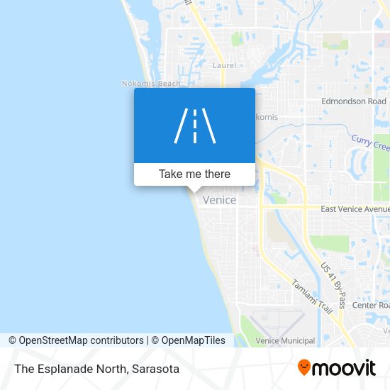 The Esplanade North map