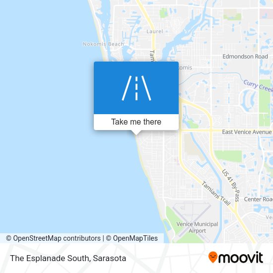 The Esplanade South map