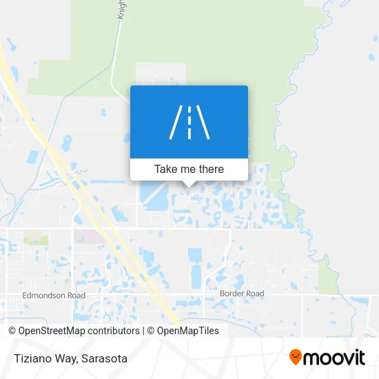 Tiziano Way map