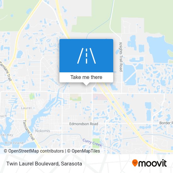 Twin Laurel Boulevard map