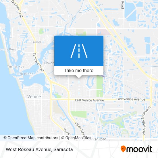 West Roseau Avenue map