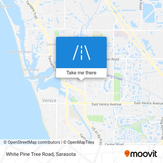 White Pine Tree Road map