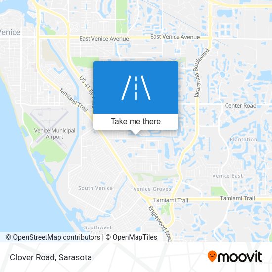 Mapa de Clover Road