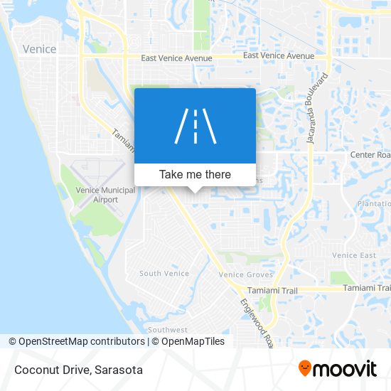 Coconut Drive map