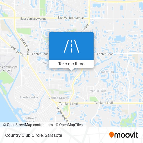 Mapa de Country Club Circle