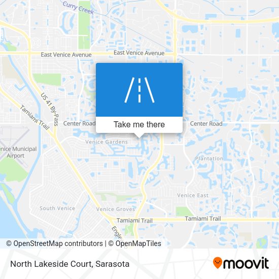 North Lakeside Court map