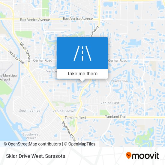 Mapa de Sklar Drive West