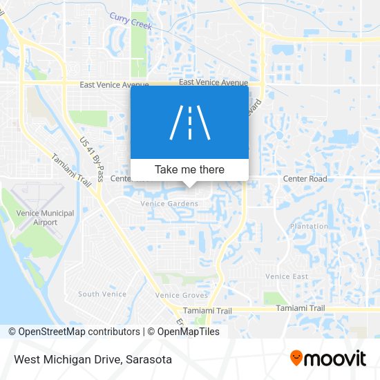 Mapa de West Michigan Drive
