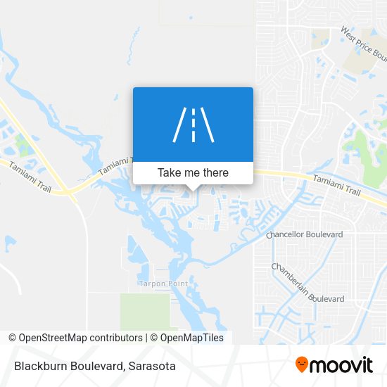 Blackburn Boulevard map