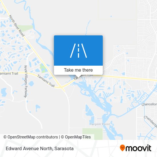 Edward Avenue North map