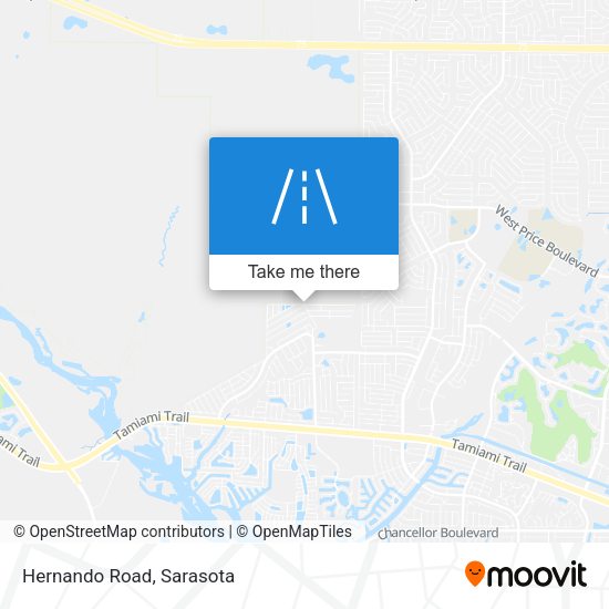 Hernando Road map