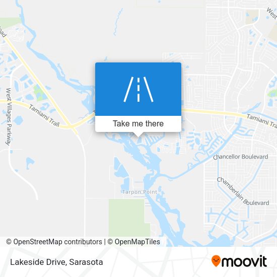 Mapa de Lakeside Drive