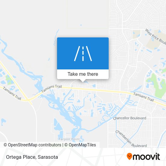 Mapa de Ortega Place