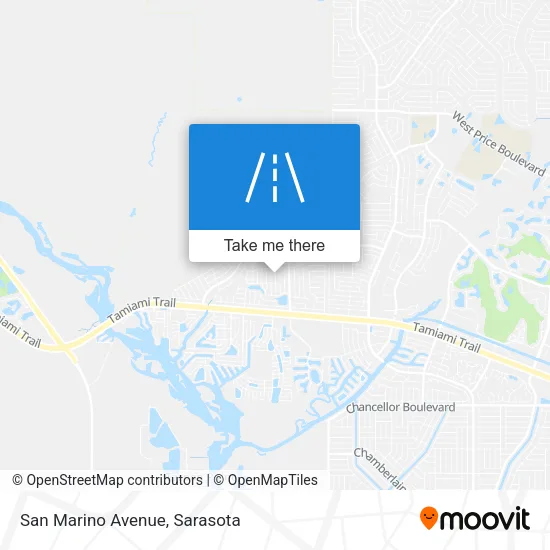 San Marino Avenue map