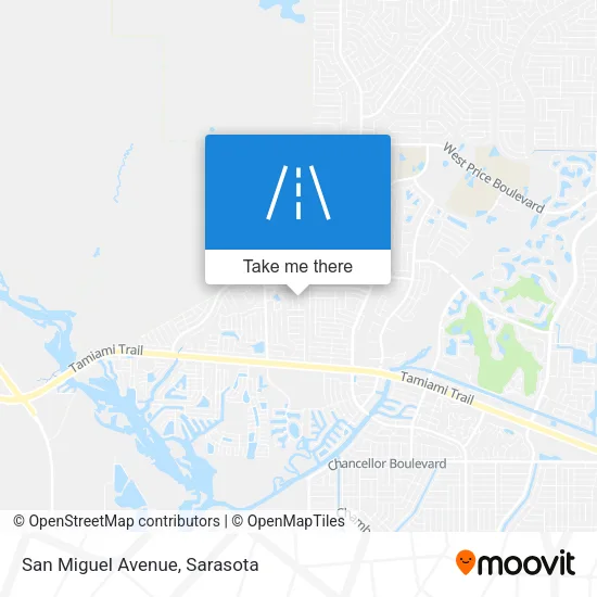 San Miguel Avenue map