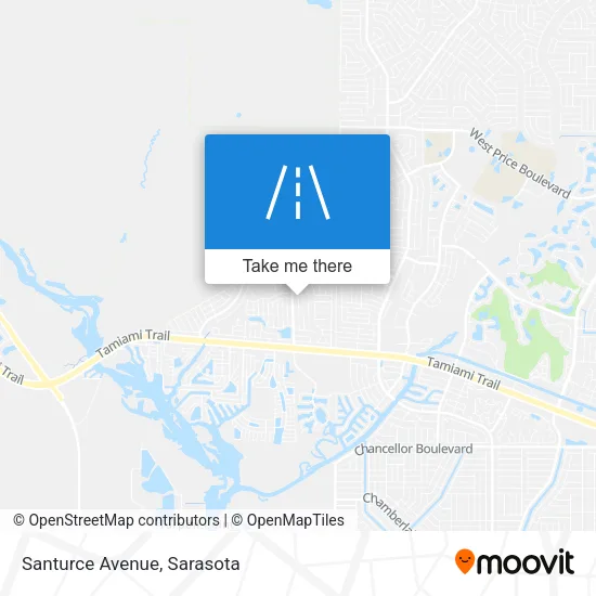 Santurce Avenue map