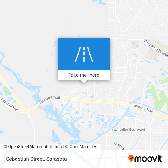 Mapa de Sebastian Street