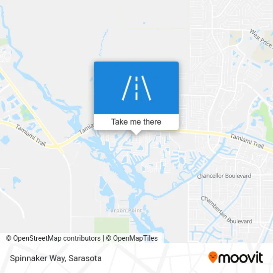 Spinnaker Way map