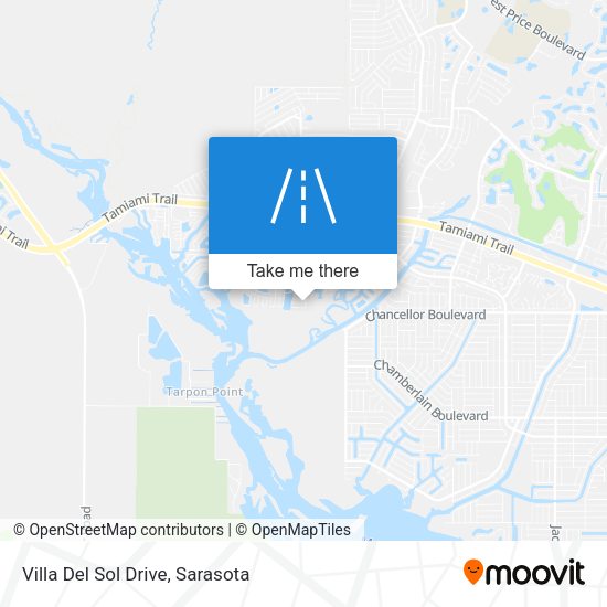 Villa Del Sol Drive map