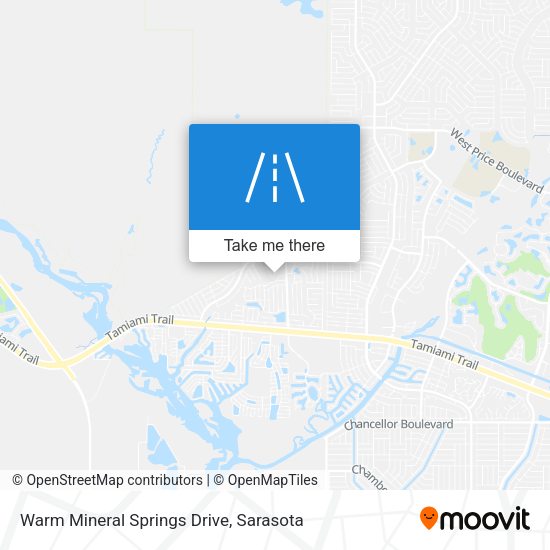 Warm Mineral Springs Drive map