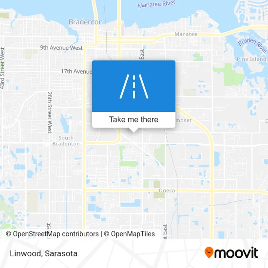 Linwood map
