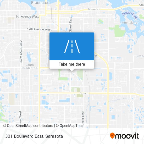 301 Boulevard East map