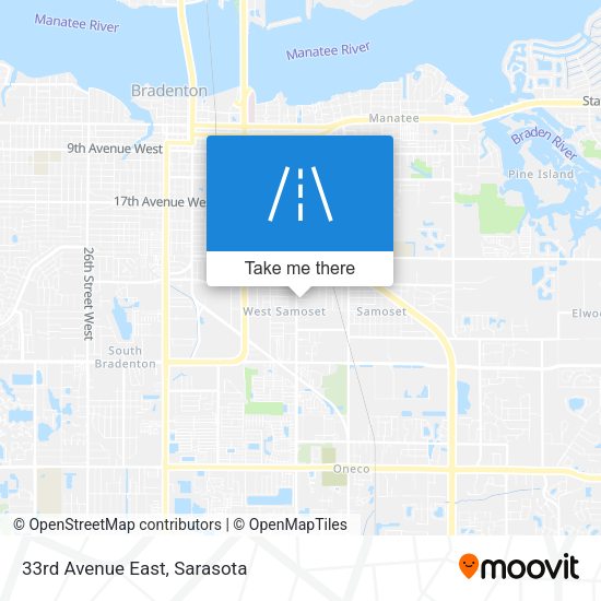 Mapa de 33rd Avenue East