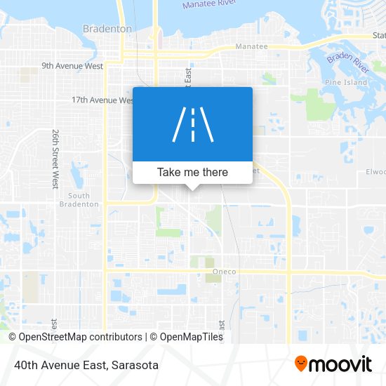 Mapa de 40th Avenue East
