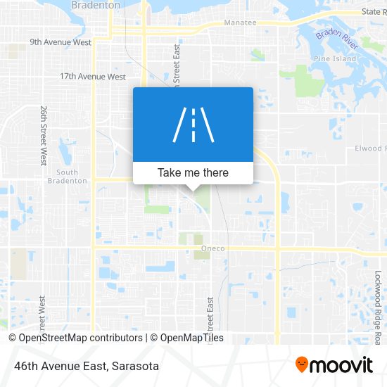 Mapa de 46th Avenue East