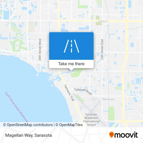 Magellan Way map
