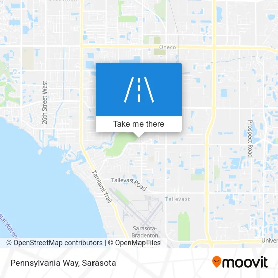 Pennsylvania Way map
