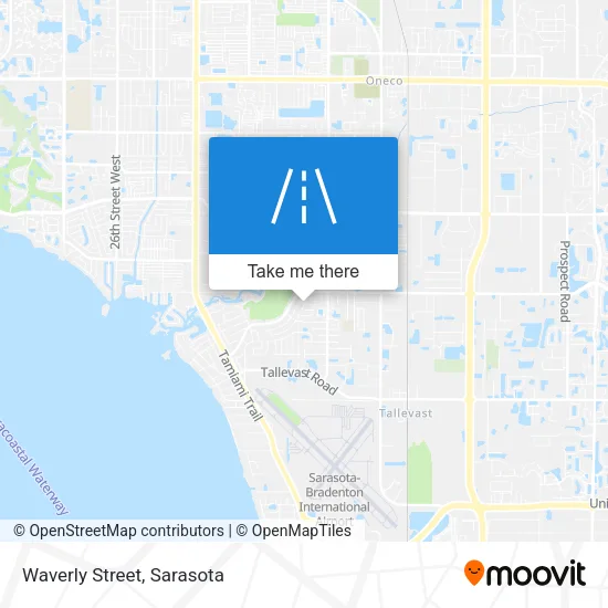 Waverly Street map