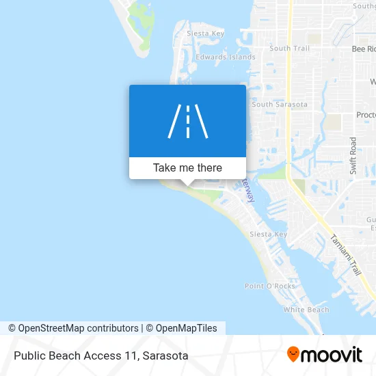 Public Beach Access 11 map