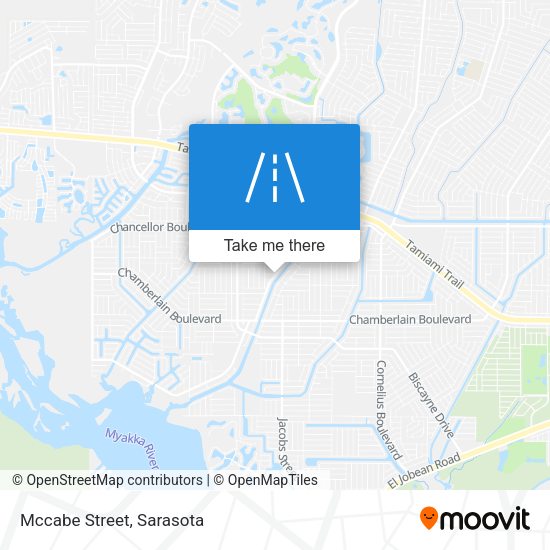 Mccabe Street map