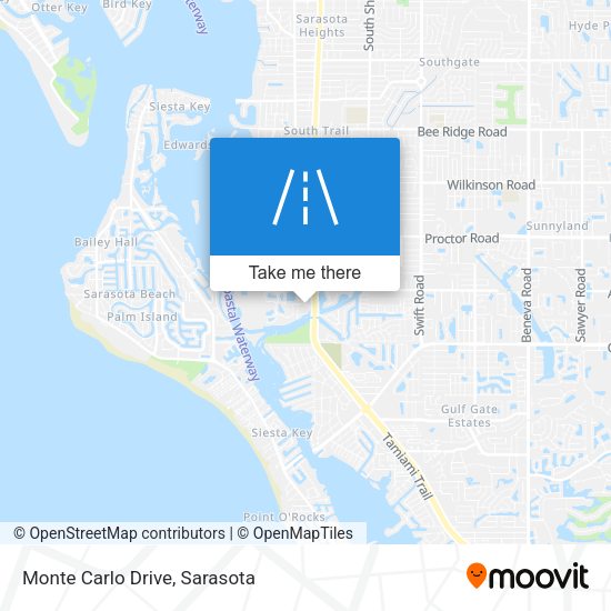 Monte Carlo Drive map