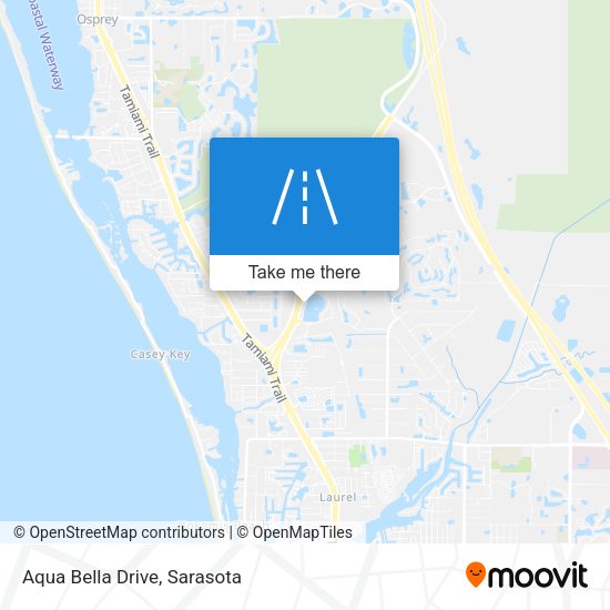 Aqua Bella Drive map