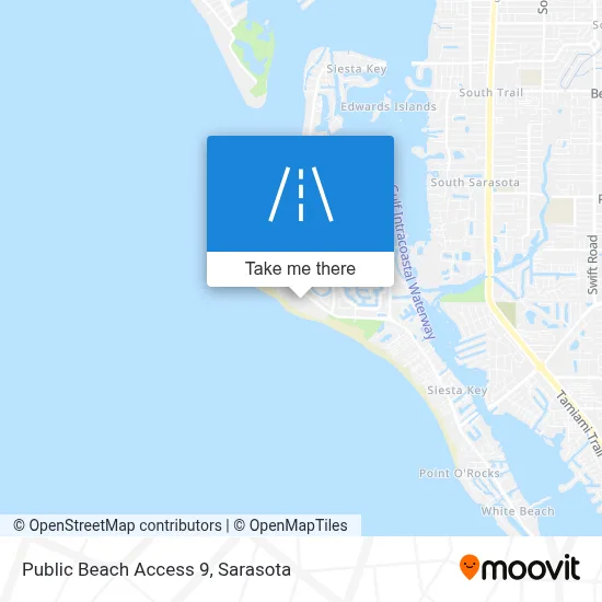 Public Beach Access 9 map