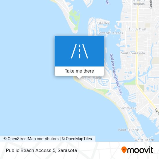 Mapa de Public Beach Access 5
