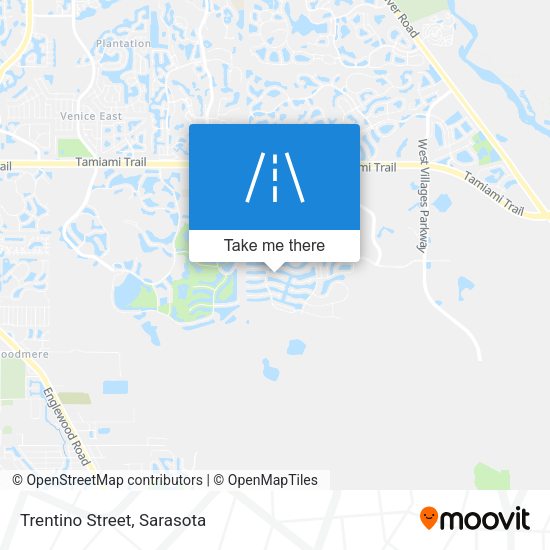 Mapa de Trentino Street