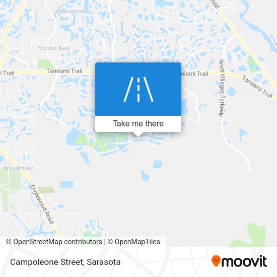 Campoleone Street map